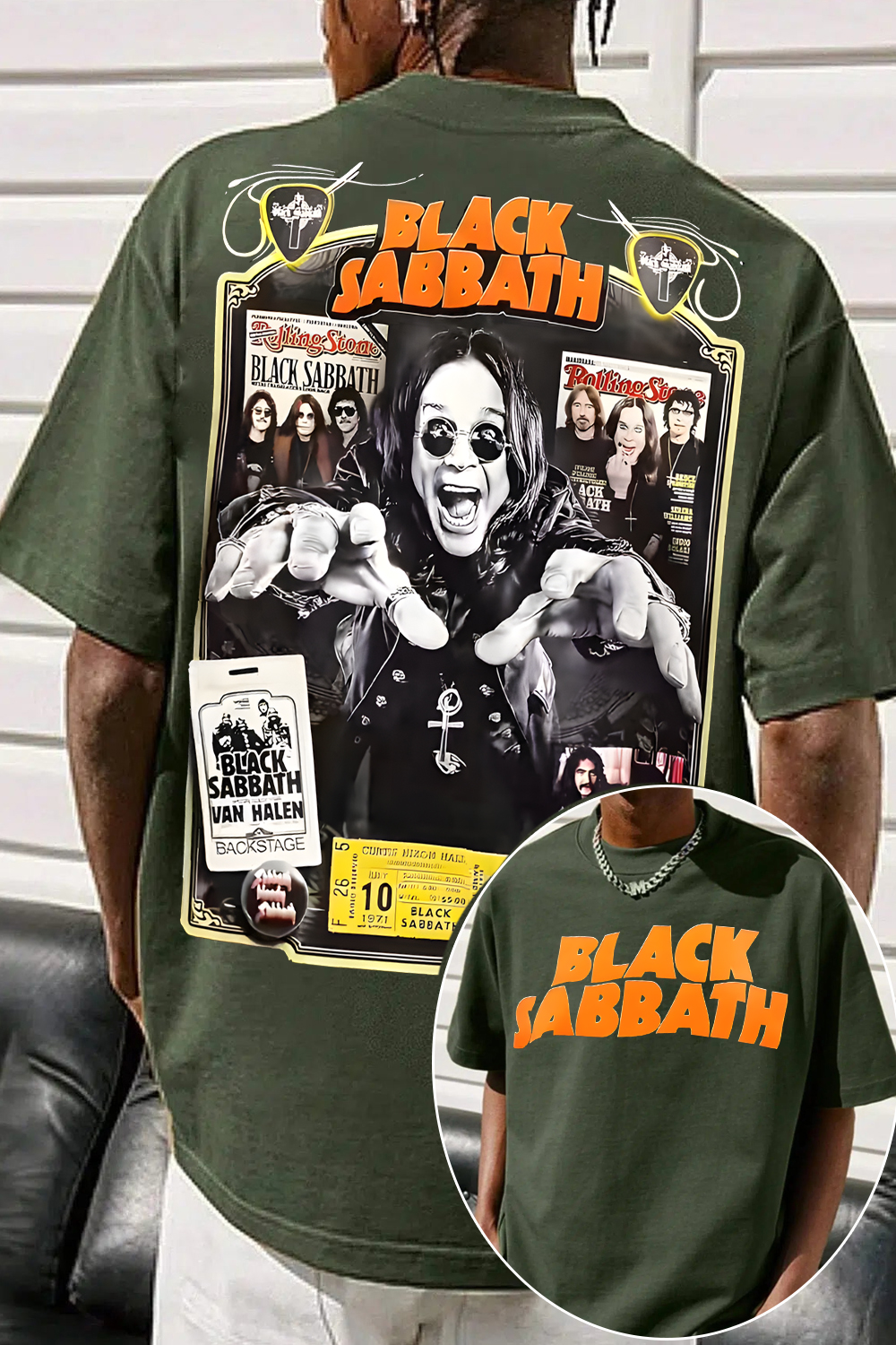 Blacksabbath Ozzyosbourne tee